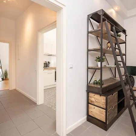 Liteliving Zentrum - 115qm Business-apartment Nahe Messe Duesseldorf Mit 2 Schlafzimmern & Arbeitsplaetzen דירה